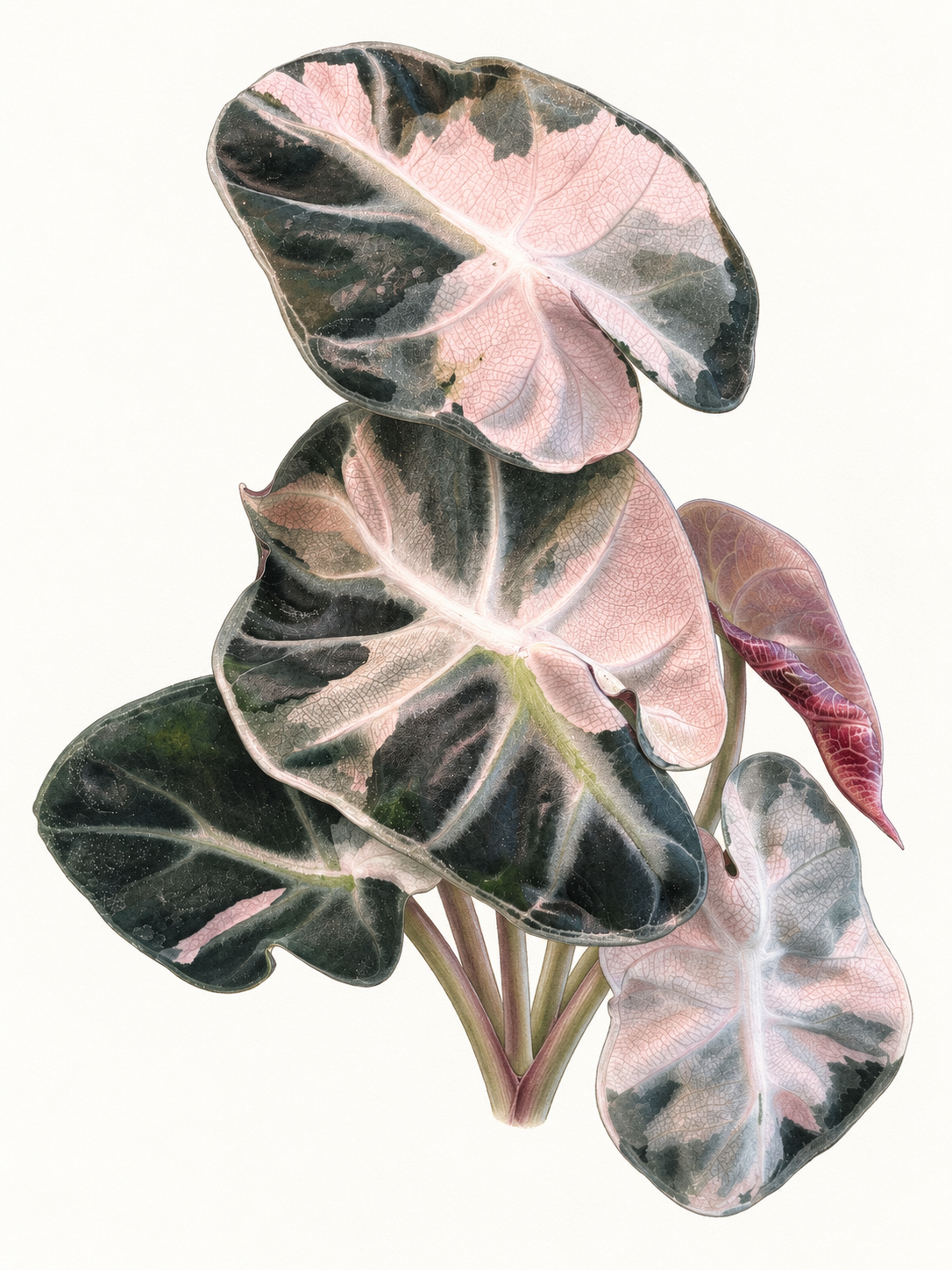 Alocasia Heart Balloon Pink Variegated: A Care Guide for Growing Indoors